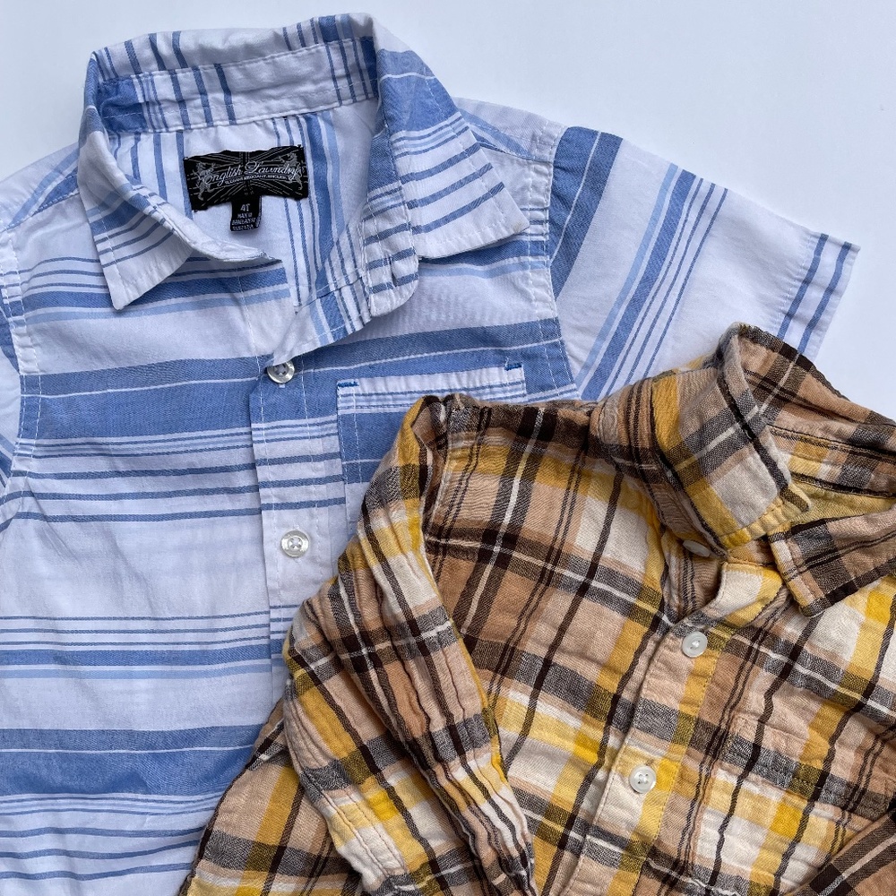 Toddler Boys Collared Shirt Bundle
